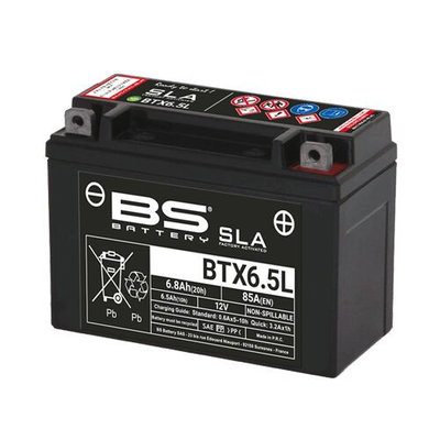 BATTERY BS BTX6.5L SLA