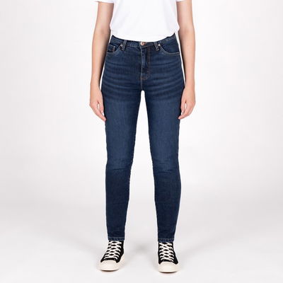 JEANS KNOX COLTON SKINNY DAM BLÅ XXL