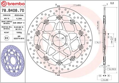 BRAKE DISC FLOAT FR