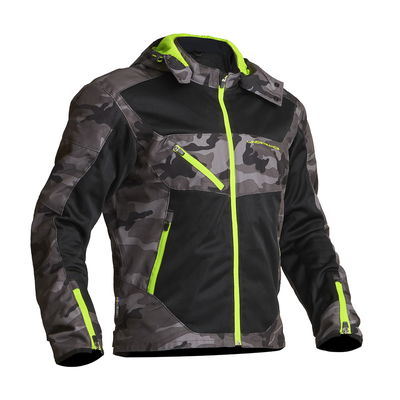 Lindstrands Textiljacka Rexbo Camo/gul 56