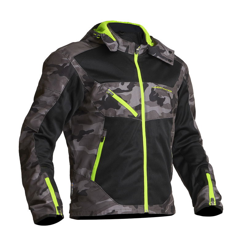 Lindstrands Textiljacka Rexbo Camo/gul 56