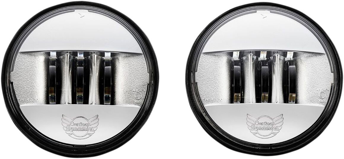 4.5 PASSING LAMPS CHROME PAIR