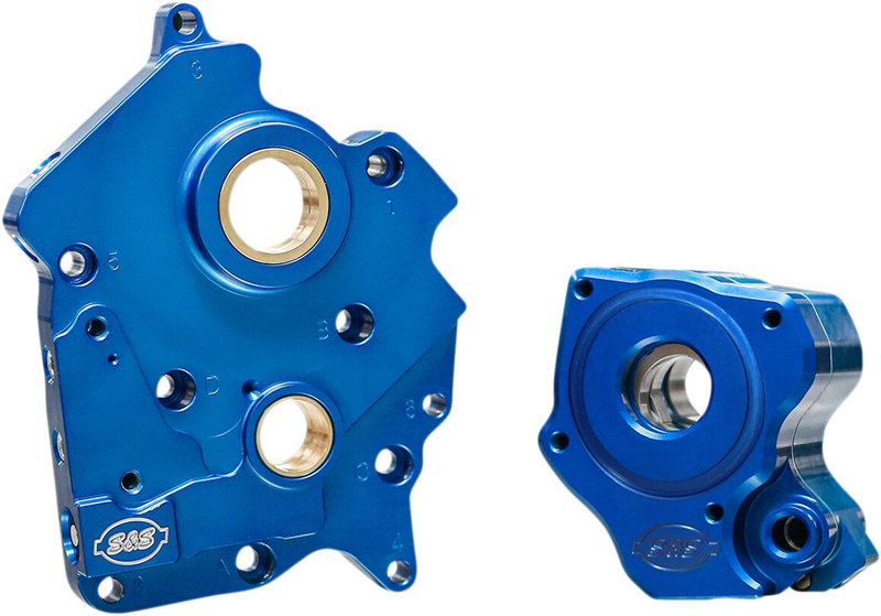 CAM SUPPORT PLATE AND OIL PUMP