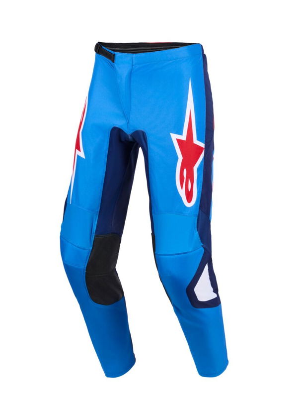 PANT FLUID GRID BLUE/RED 40