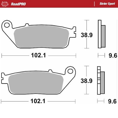 BRAKE PAD SINTER SPORT REAR