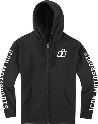 HOODIE ZIP CLASICON BLK XL