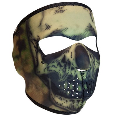 FULL MASK NEOPRENE WOOD TIE DY