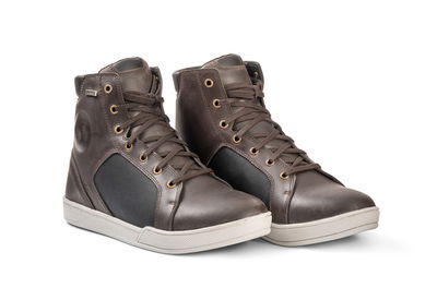 Lindstrands Sneaker Urban skinn, brun 38