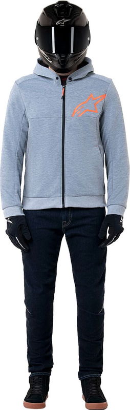 JACKET/HOODIE CHROME V2 GRY/RE