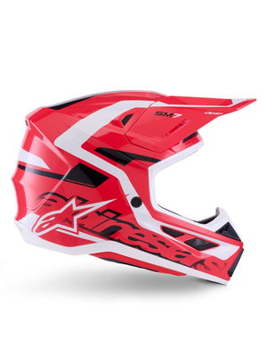 HELMET SM7 DEED RED/BLK/WH 2X