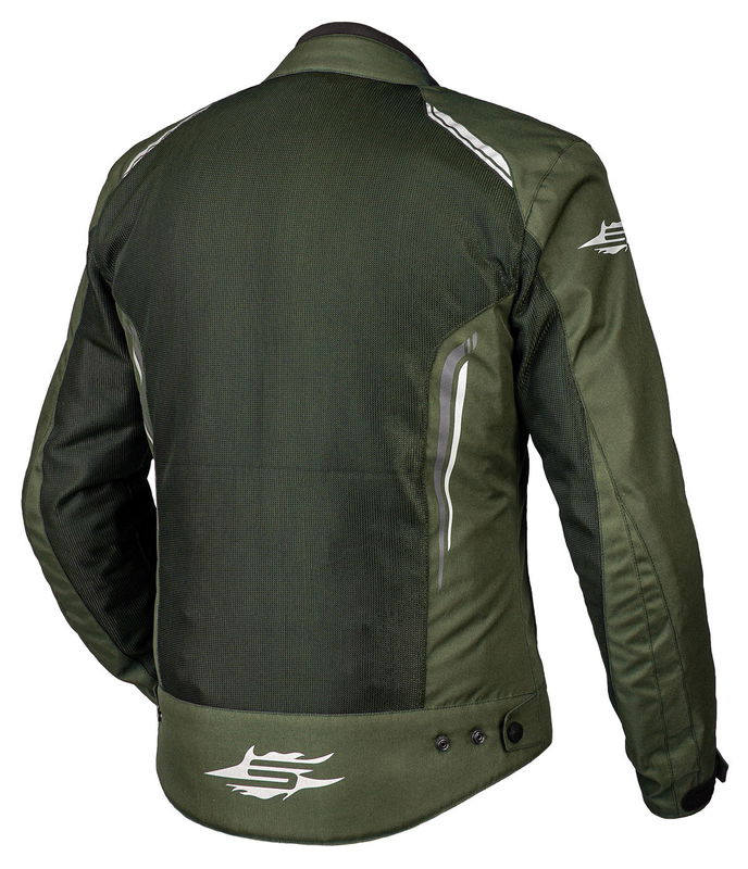 Sweep Air sommar mc jacka, oliv, 6XL