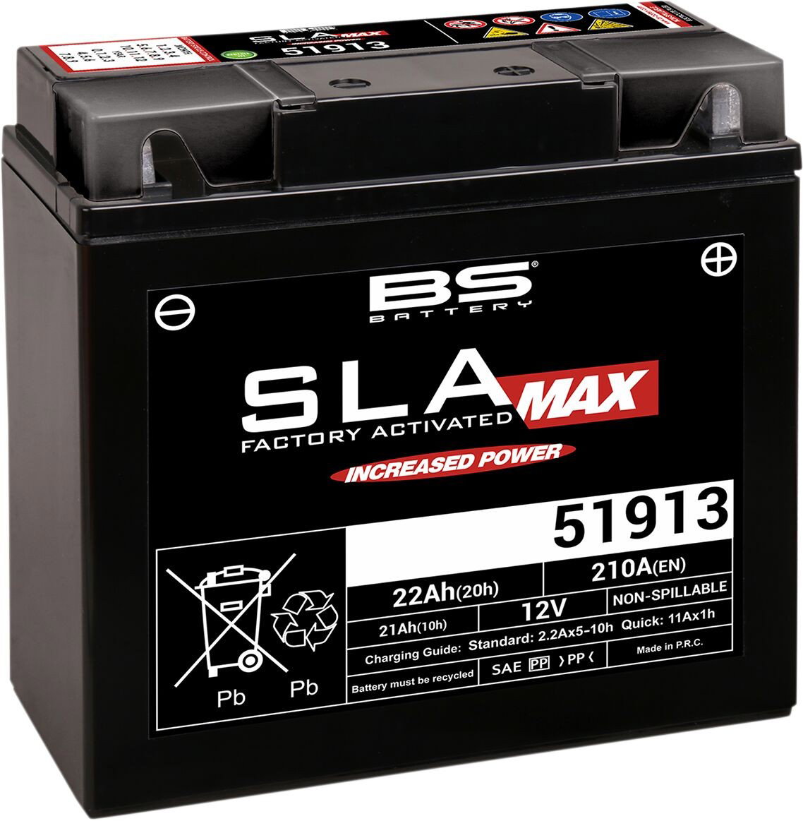 BATTERY BS 51913 SLA-MAX