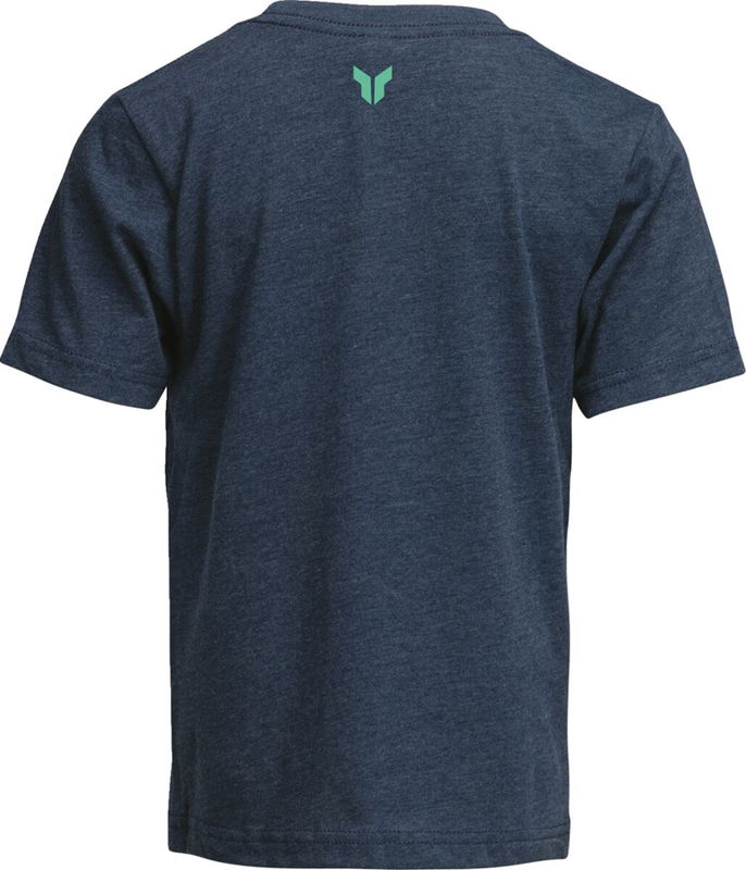 TEE YTH BRAVE PETROL BLUE XL