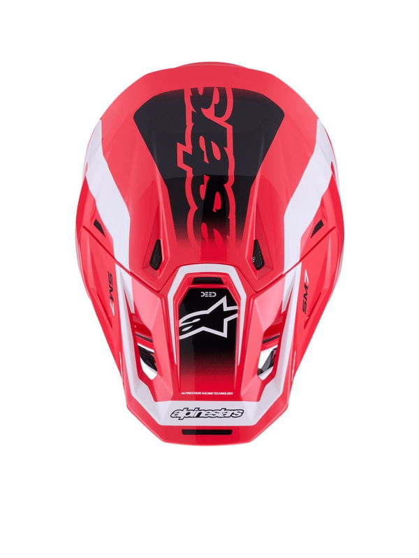 HELMET SM7 DEED RED/BLK/WH 2X