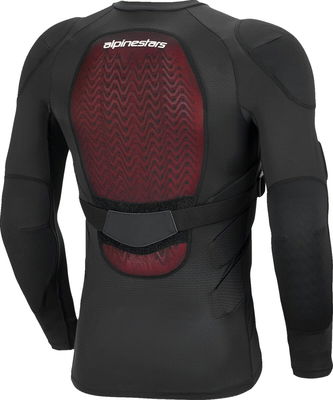 JACKET LS BIO-PLASMA LT BLK/WH