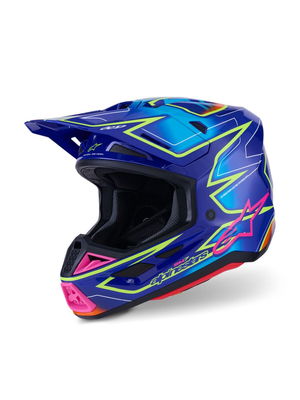 HELMET SM7 CAST BLU/YL/PINK XS
