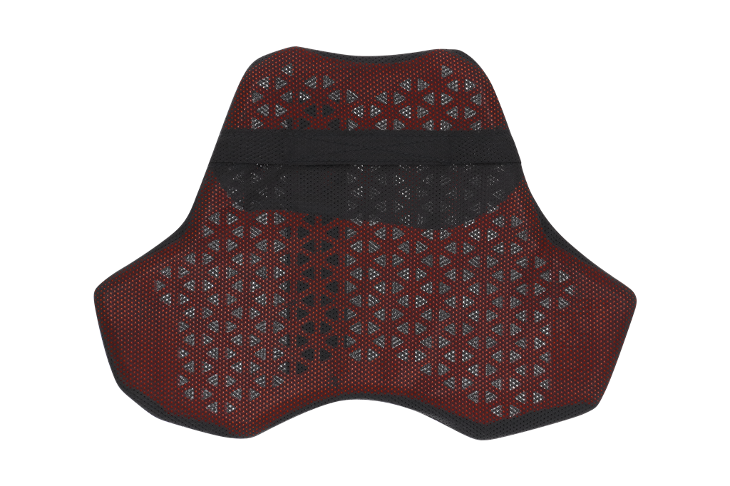 1-PIECE CHEST PROTECTOR black QTY