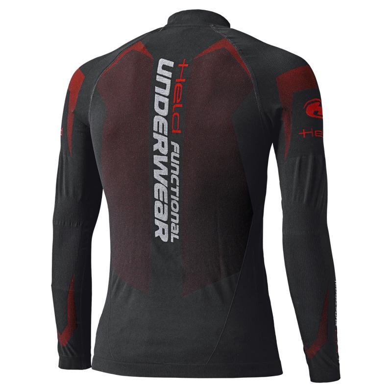 HELD 3D-SKIN WARM TOP BLACK-RED S