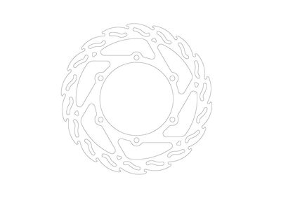 BRAKE DISC FLAME FRONT