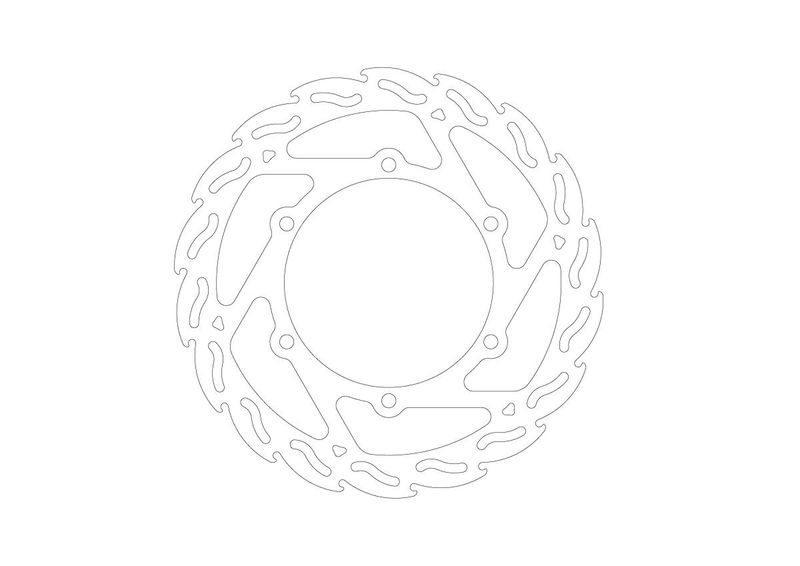 BRAKE DISC FLAME FRONT