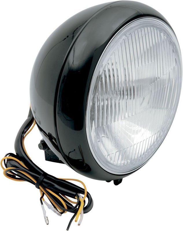HEADLIGHT 7 SMTH BLK