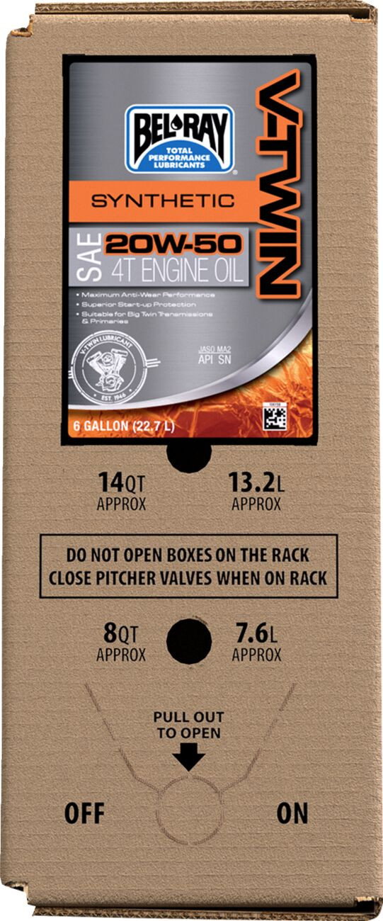 OIL VTWIN SYNTHETIC 20W50 6 GA