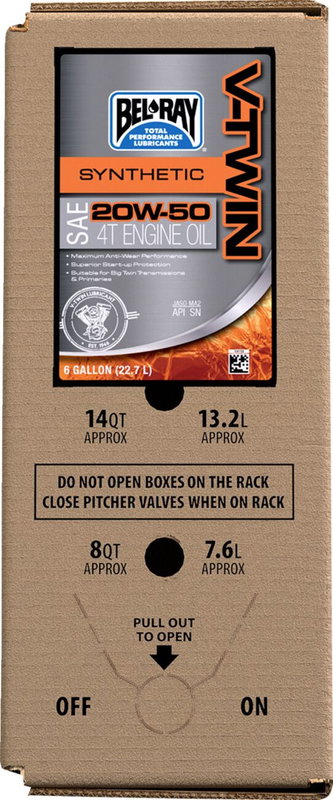 OIL VTWIN SYNTHETIC 20W50 6 GA