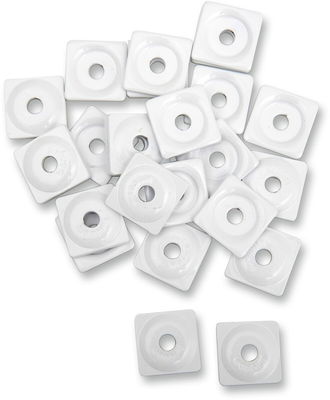 BACKER SQ ALM WH 48PK