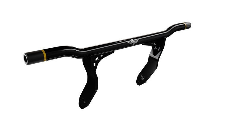 CRASHBAR - FXD 17-UP - BLACK/G