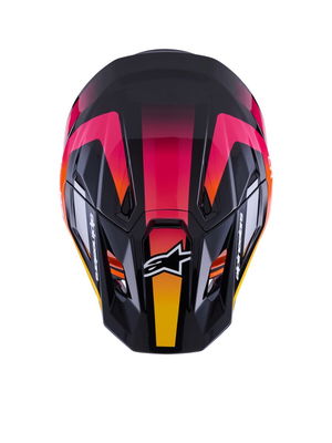 HELMET SM7 RISE BLK/YL/PINK L