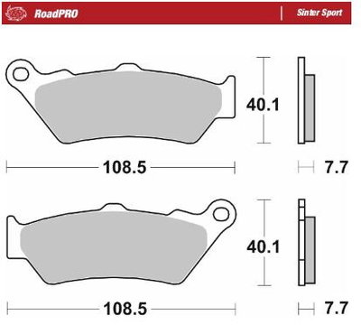 BRAKE PAD SINTER SPORT REAR