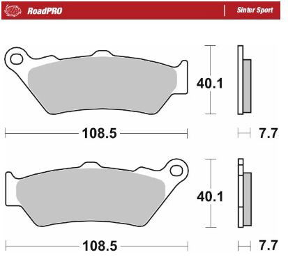 BRAKE PAD SINTER SPORT REAR