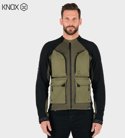 SKYDDSTRÖJA KNOX TOR HERR SVART/GRÖN 5XL