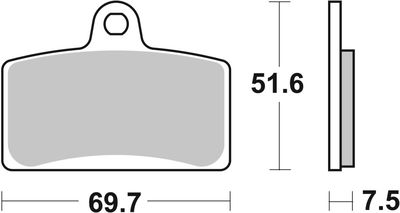BRAKE PAD SINT SCOOT