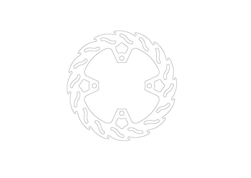 BRAKE DISC FLAME REAR