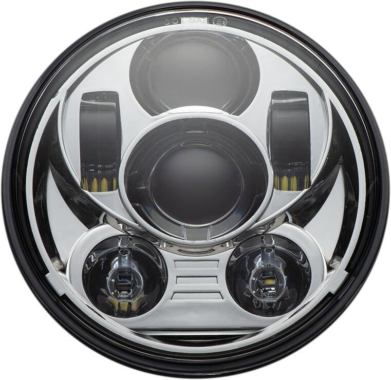 5.75 LED HEADLAMP - CHROME ECE