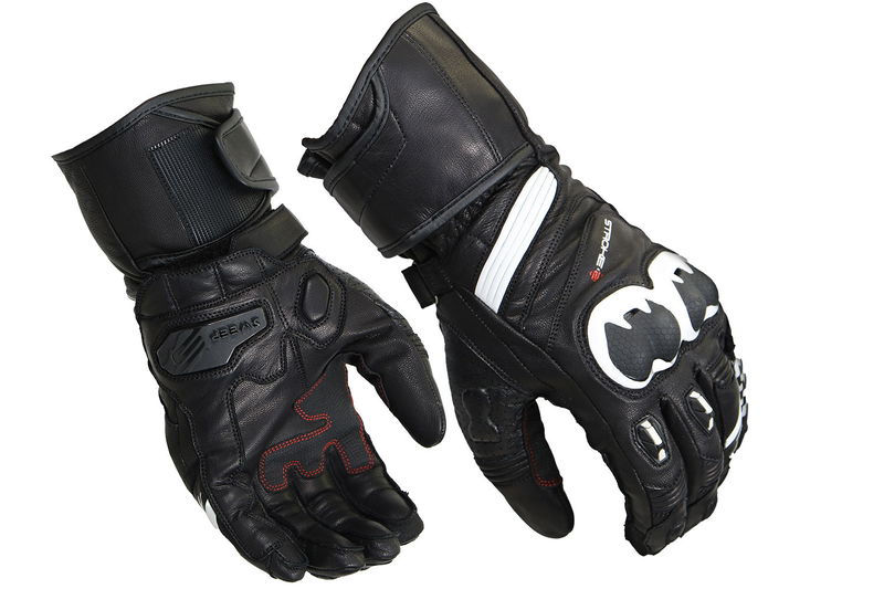 Sweep Carbon sporthandske, svart/vit, 11/XL