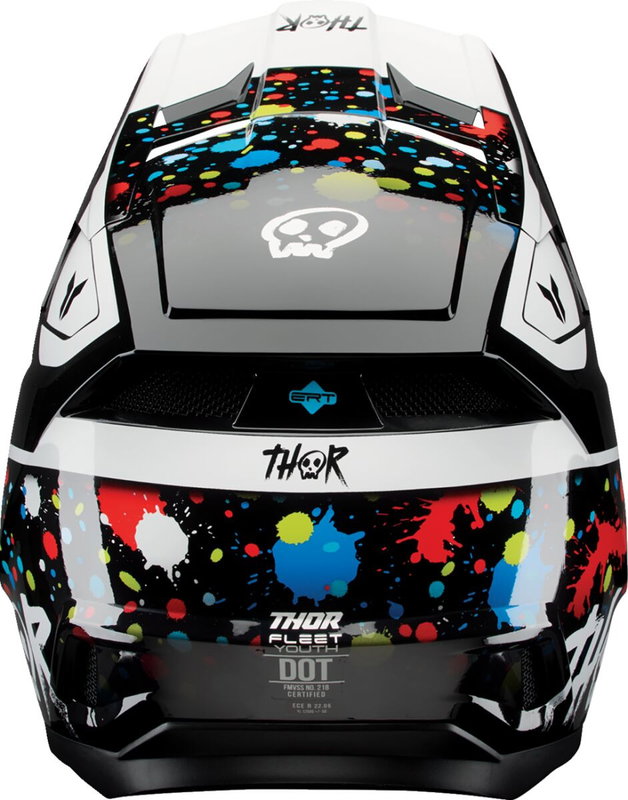 HELMET FLEET YTH SPLAT BLACK M