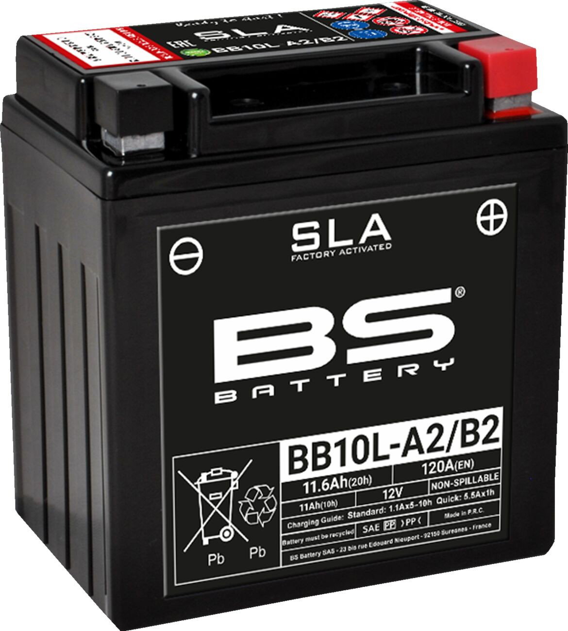 BATTERY BS BB10L-A2/B2 SLA