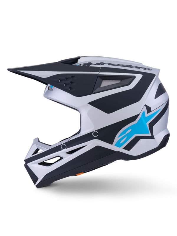 HELMET SM3 HEAT SILV/BL/BLK M