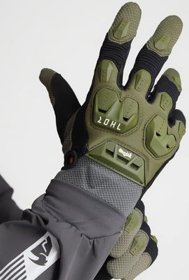 GLOVE TERRAIN ARMY/CHARCOAL MD