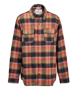 SHIRT FLANNEL HI TEST RUST SM