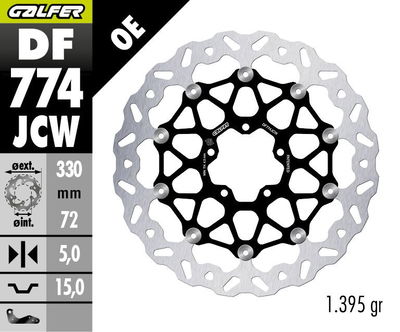 BRAKE DISC WAVE FLOATECH