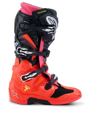 BOOT TECH 7 BLK/RD FLUO/PINK 6