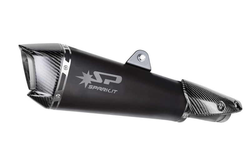 MUFFLER KONIX EVO BK HONDA HOR