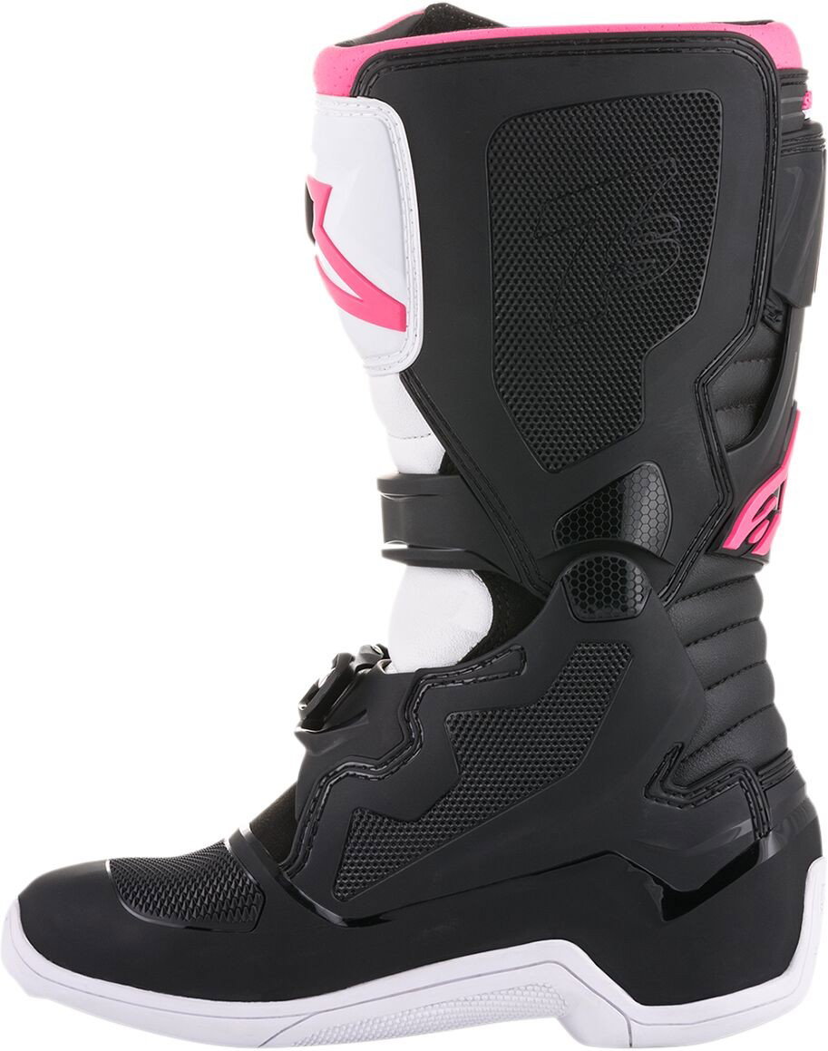 BOOT 4W TECH3 BK/WT/PK 6