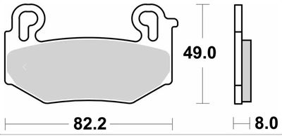 BRAKE PAD SINT FRONT