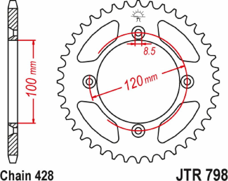 SPROCKET RR YAMAHA 46T