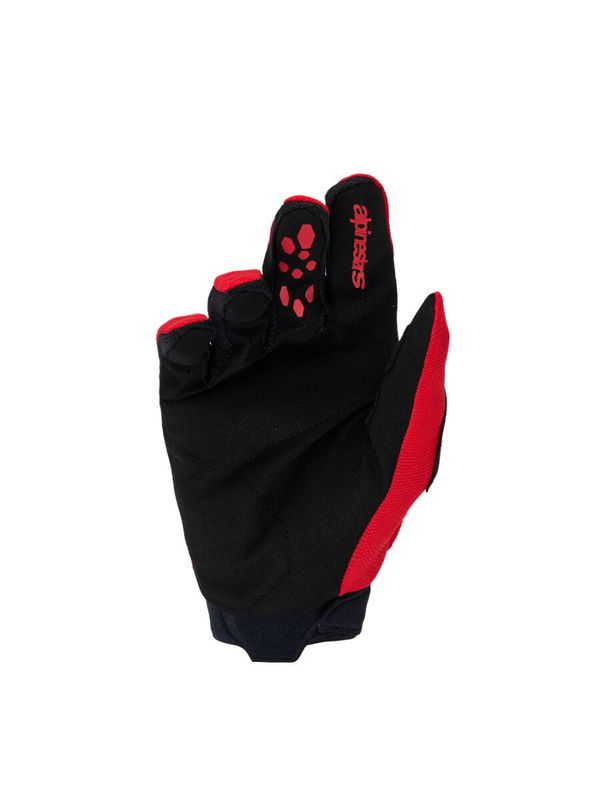 GLOVES YTH FULL BORE V2 RED/BL