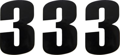 NUMBER MOOSE #3 6 BLACK